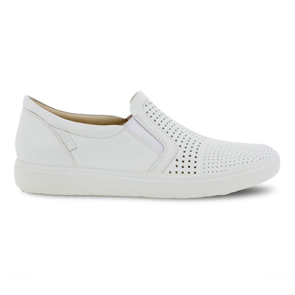 Slip On Mujer - ECCO Soft 7 - Blancos - GMK598320